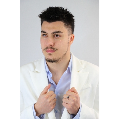 Bague solitaire homme en or blanc 18 carats avec diamant noir