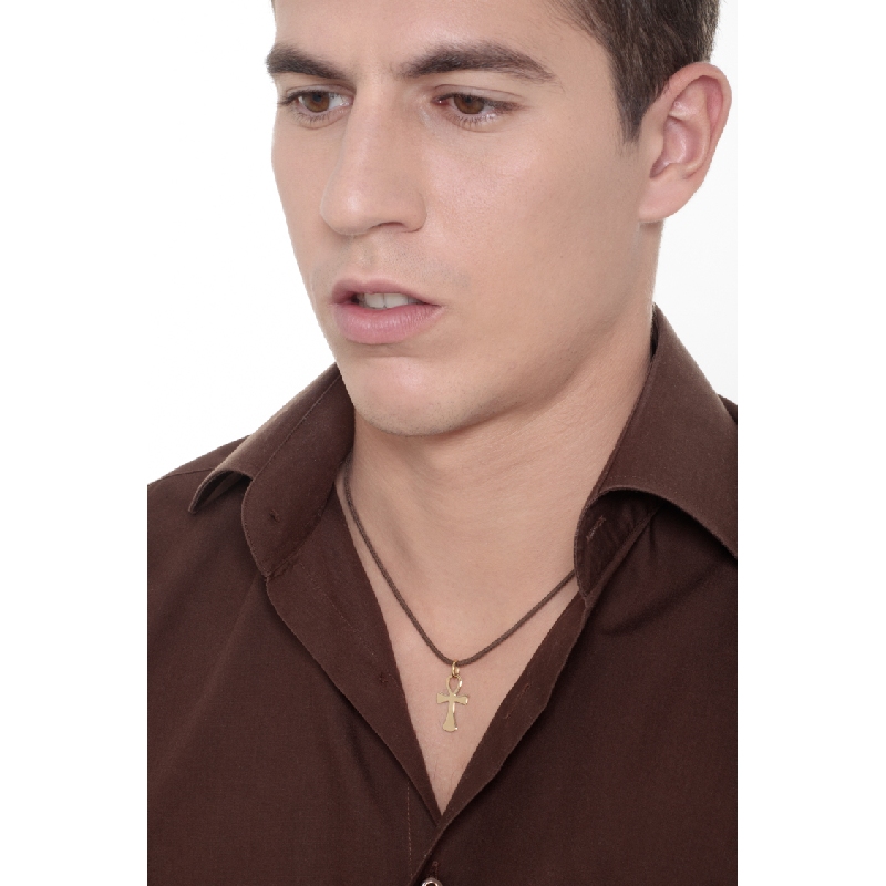 Croix en or jaune Egyptienne or 750