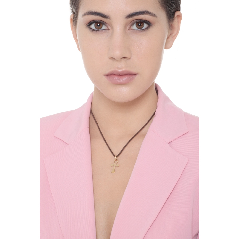 Croix en or jaune Egyptienne or 750