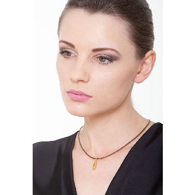 Ciondolo Scarpetta da danza in oro giallo 18k.