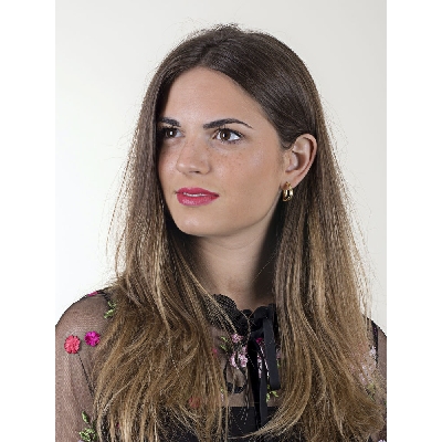 Boucles d’oreilles ovales ondulées en Or Jaune 18k