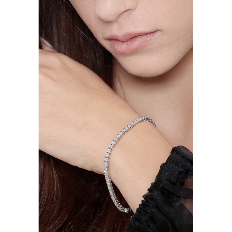 Bracelet tennis en or blanc 18k diamants Bracelet tennis en or blanc 18k diamants