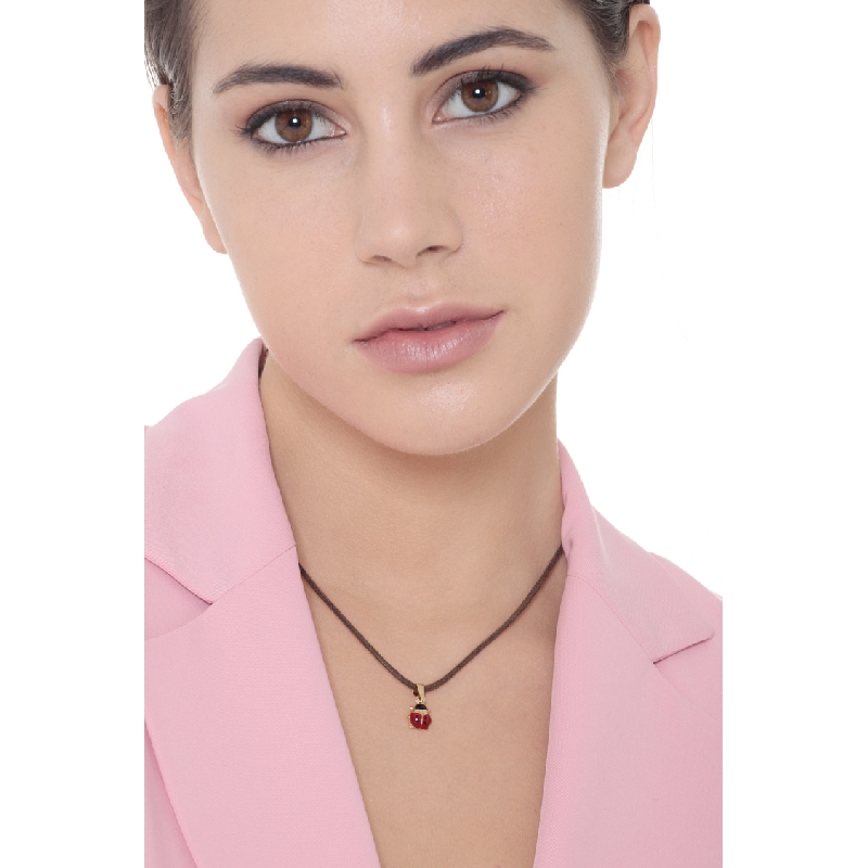 Pendentif coccinelle en or jaune 18k , 1 cm Pendentif coccinelle en or jaune 18k , 1 cm