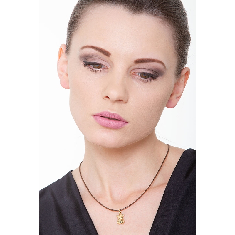 Pendentif Ourson en or jaune 18k