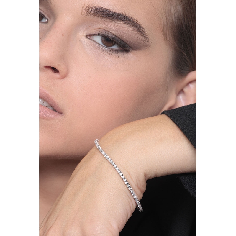 Diamant tennis bracelet or blanc 18k Diamant tennis bracelet or blanc 18k