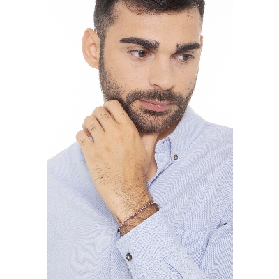 Bracelet Rivière Rubis en or blanc 18k et diamants