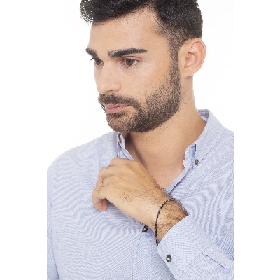 Bracelet Tennis en or blanc 18 carats avec des diamants noirs