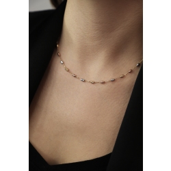 Collier en trois couleurs d'or 18k 2