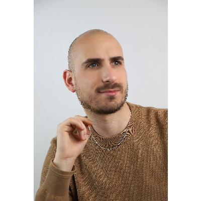 Chaîne homme en or blanc à maillons gourmette