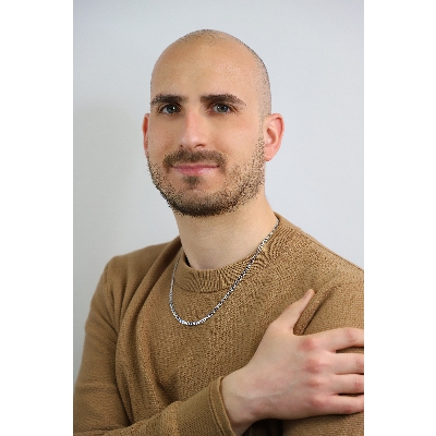 Chaîne à mailles gourmette en or blanc 18k