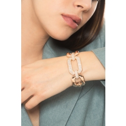 Bracelet gourmette diamant pour femme en or 18 carats 2