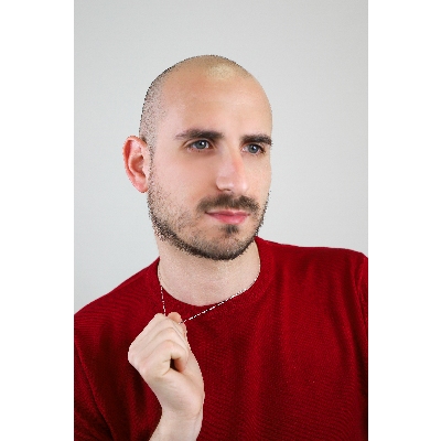 Chaîne en or blanc 18k à mailles rolò 45 cm