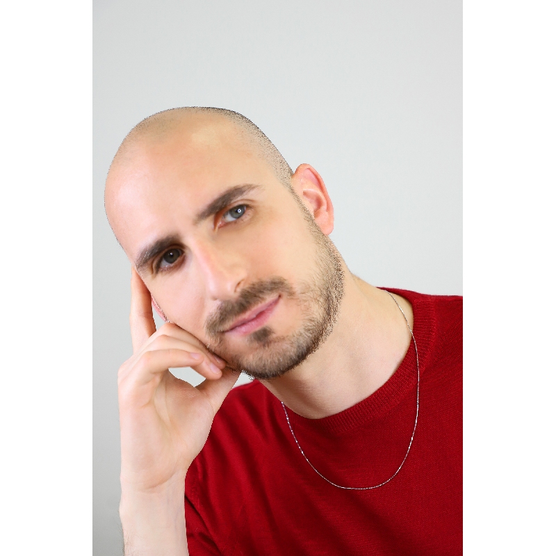 Collier en or blanc 18k à maille vénitienne