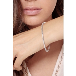Bracelet tennis homme et femme en or blanc 18k 2