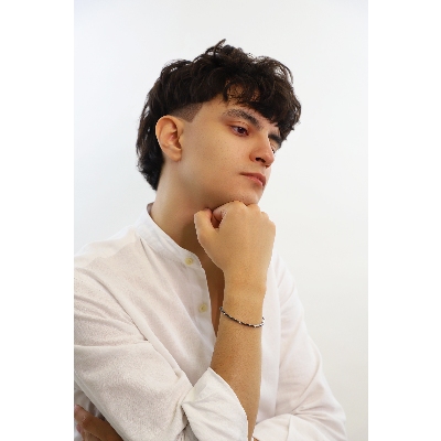 Bracelet Tennis griffes en or blanc 18k avec diamants noirs et blancs