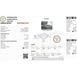 Diamant Certifié IGI   CT 0,90   G   VVS 1 2