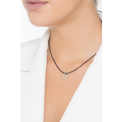 Pendentif avec initiale U Or blanc 18 carats 2