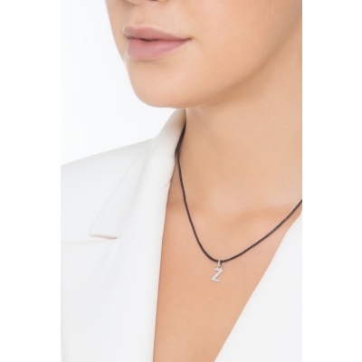 Pendentif avec initiale Z Or blanc 18 carats