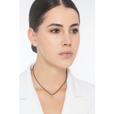 Pendentif avec la lettre initiale B en or jaune 18 carats