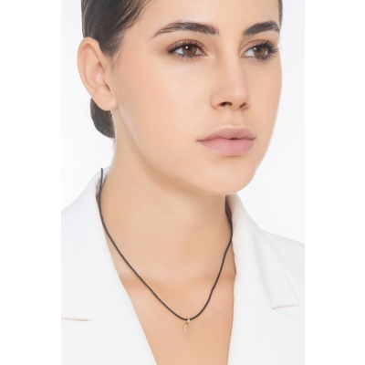 Pendentif avec lettre initiale U or jaune