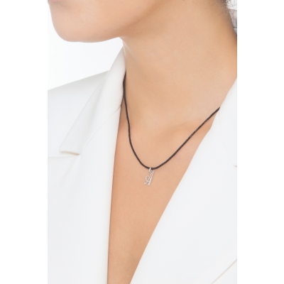 Pendentif avec initiale A Or blanc 18 carats