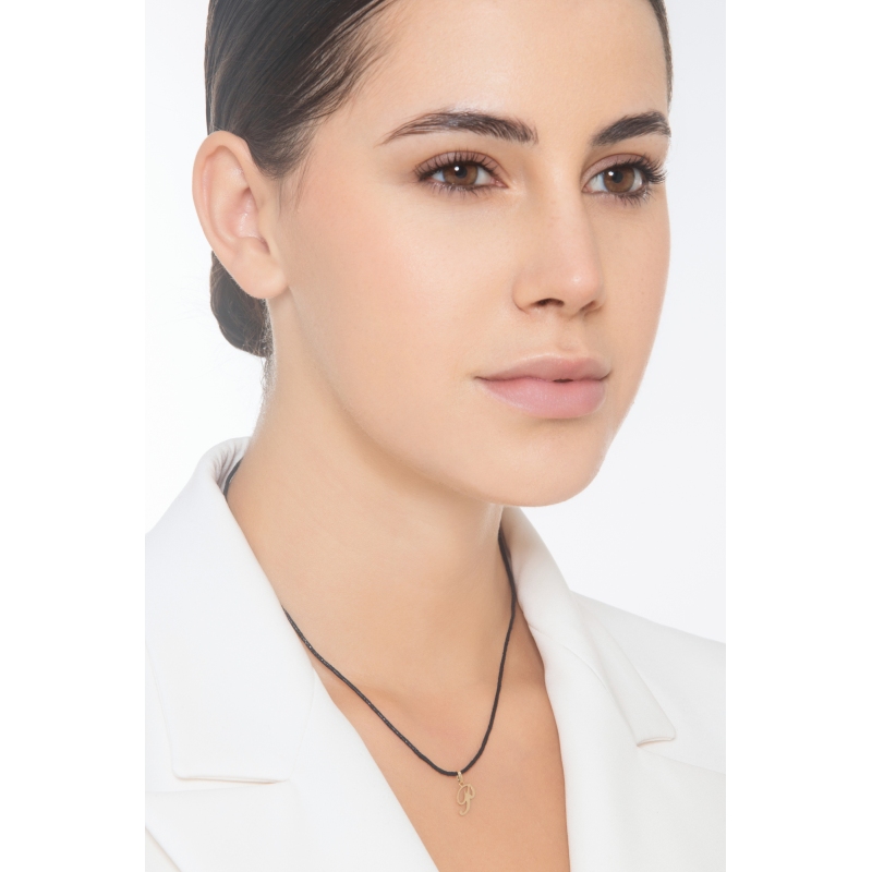 Pendentif avec initiale P Or jaune 18 carats