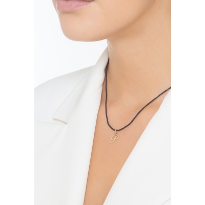 Pendentif avec initiale P Or jaune 18 carats