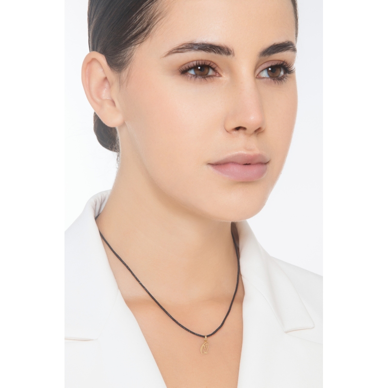 Pendentif avec initiale Q Or jaune 18 carats Pendentif avec initiale Q Or jaune 18 carats