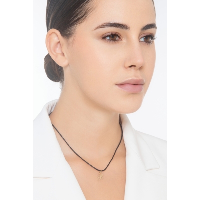 Pendentif avec initiale R Or jaune 18 carats