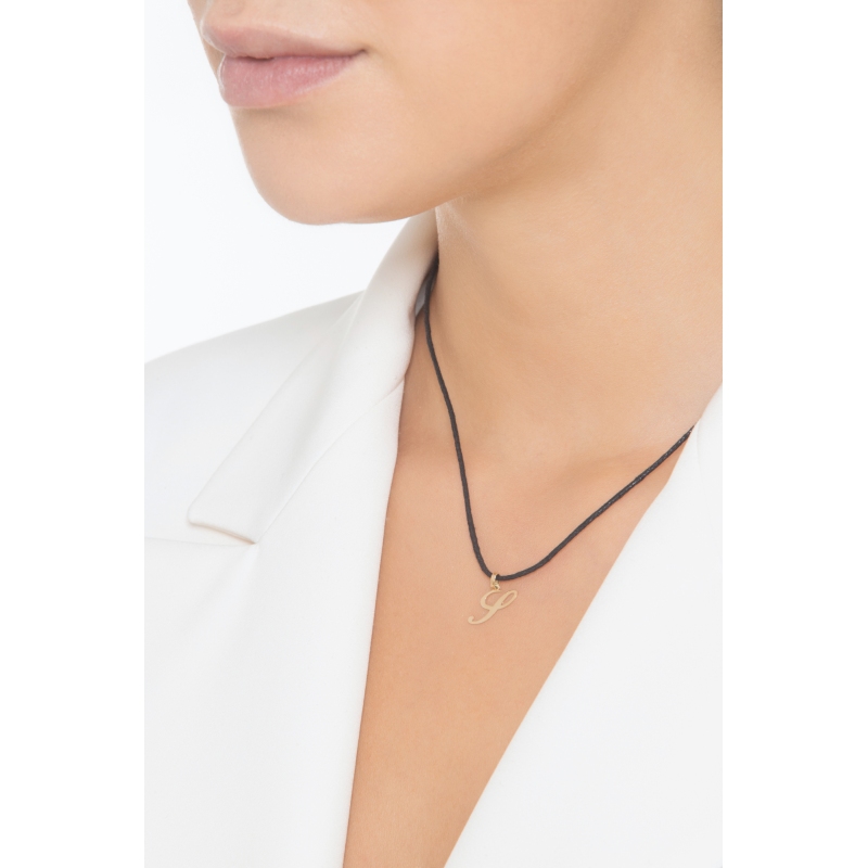 Pendentif avec initiale S Or jaune 18 carats