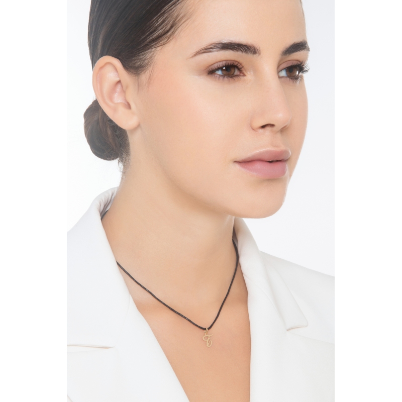 Pendentif avec initiale T Or jaune 18 carats Pendentif avec initiale T Or jaune 18 carats