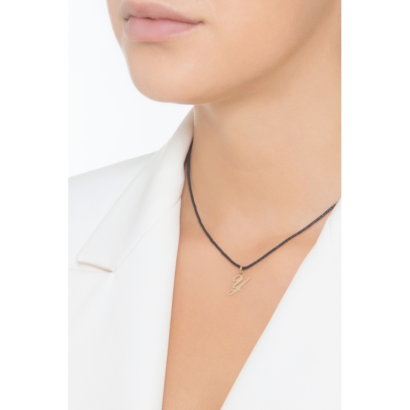 Pendentif avec initiale Y Or jaune 18 carats Pendentif avec initiale Y Or jaune 18 carats