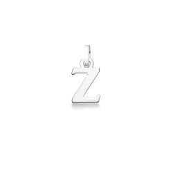Pendentif avec initiale Z Or blanc 18 carats