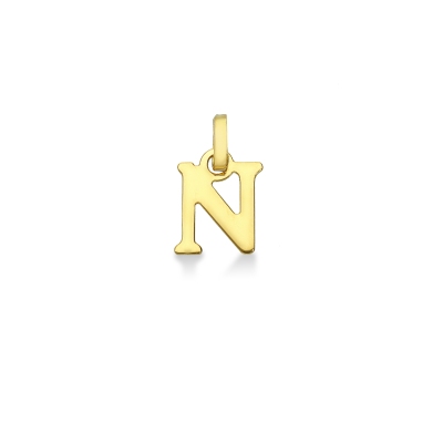 Pendentif avec lettre initiale N