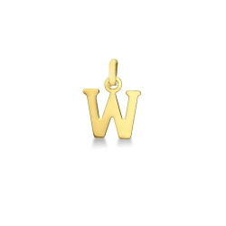 Pendentif avec lettre initiale W
