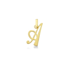 Pendentif avec lettre initiale A