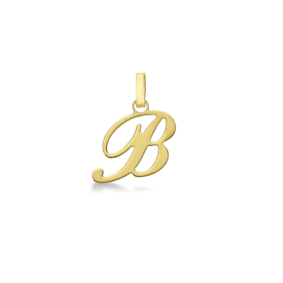 Pendentif avec lettre initiale B