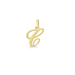 Pendentif avec lettre initiale C