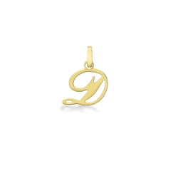 Pendentif avec lettre initiale D
