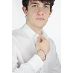 Bracelet en or blanc 750 en maillons 2