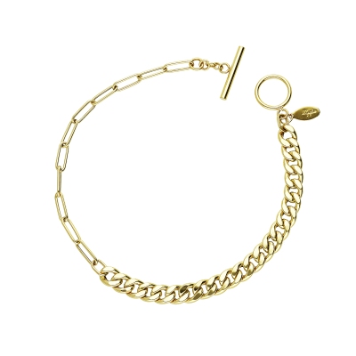 Bracelet gourmette en or jaune 18 carats