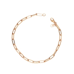 Bracelet en chaîne en or rose 18 carats