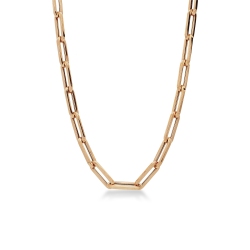 Collier chaine en or rose 18 carats