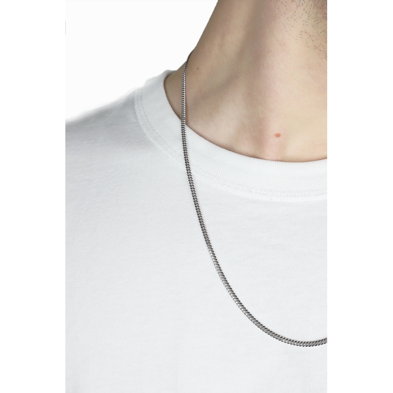 Collier en or blanc 18k cm 60 Collier en or blanc 18k cm 60