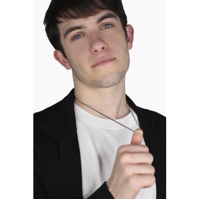 Collier en or blanc 18k cm 60