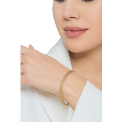 Bracelet moderne en or tissé 18 carats  2