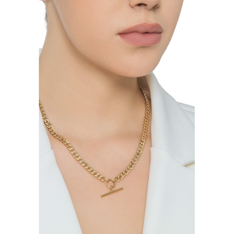 Collier chaine gourmette en or jaune 18 carats Collier chaine gourmette en or jaune 18 carats