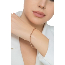 Bracelet en chaîne en or rose 18 carats 2