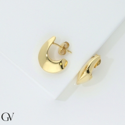 Boucles d'oreilles goutte en or jaune 18K 2