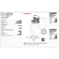 Diamant Certifié IGI 0.42CT F VS1 2